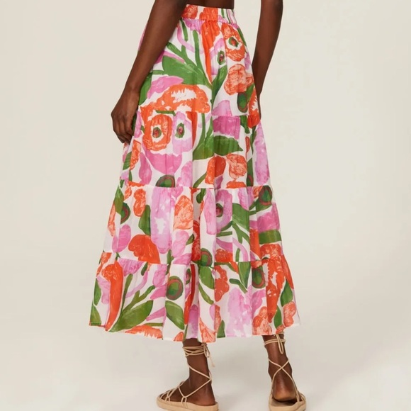 Banjanan Agatha Floral Cotton Skirt - Picture 4 of 8